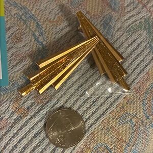 Vintage gold earrings